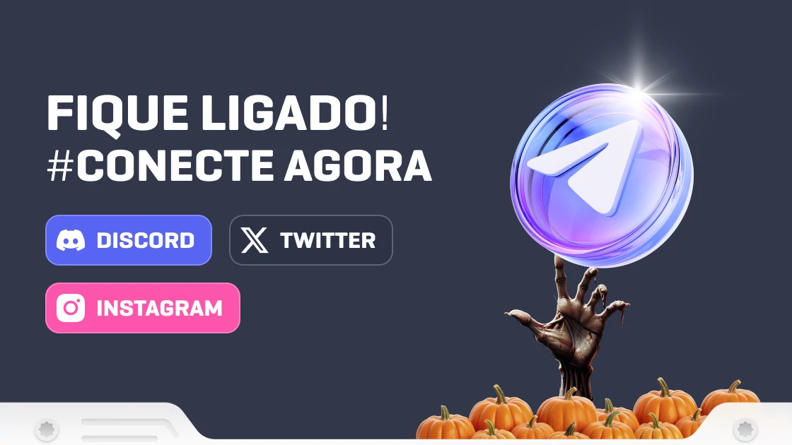 Explore as nossas redes sociais. Siga-nos para atualizações!